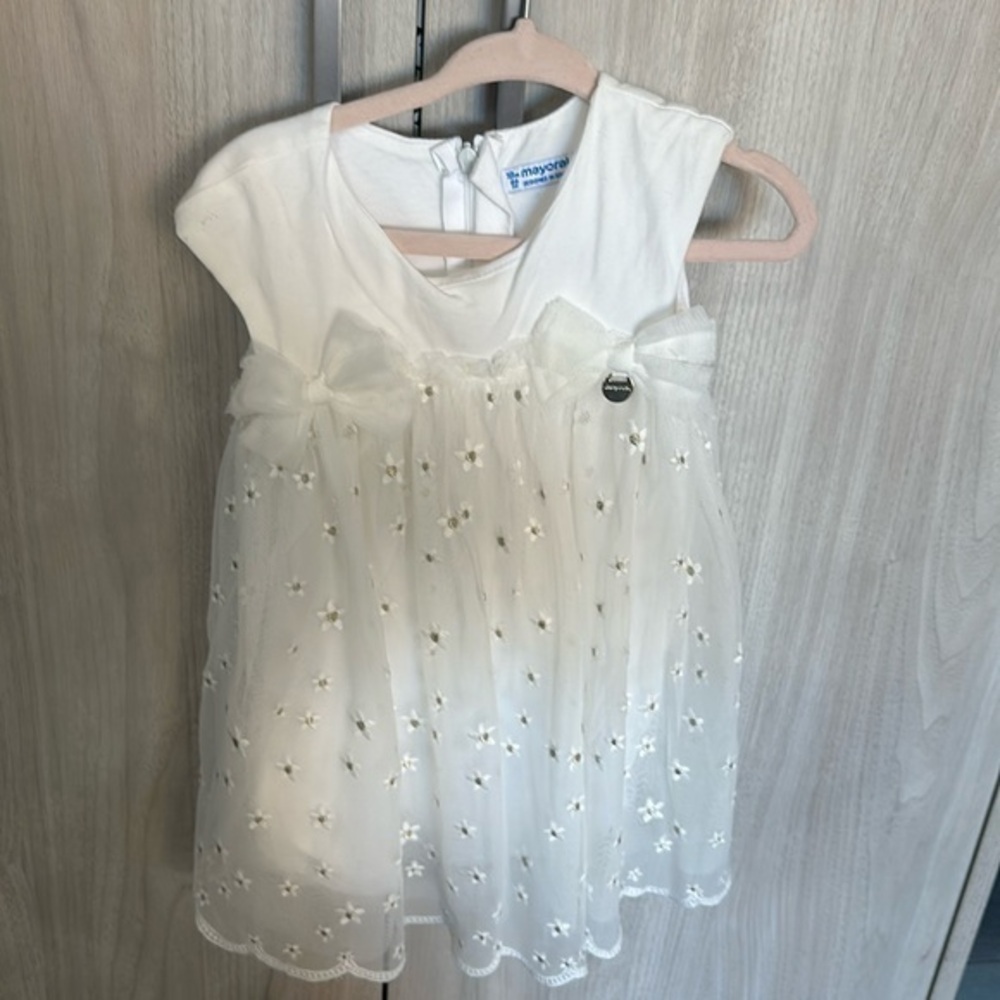 Mayoral sunflower dress size 18m